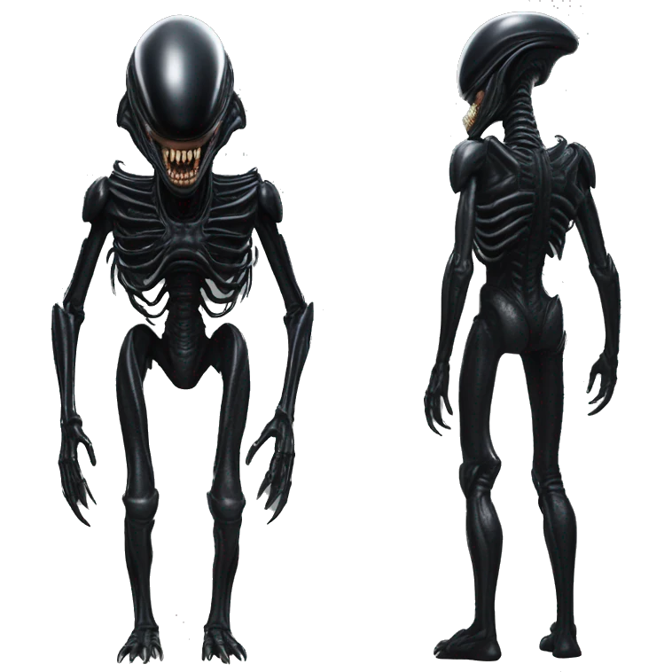 Xenomorph full body emoji