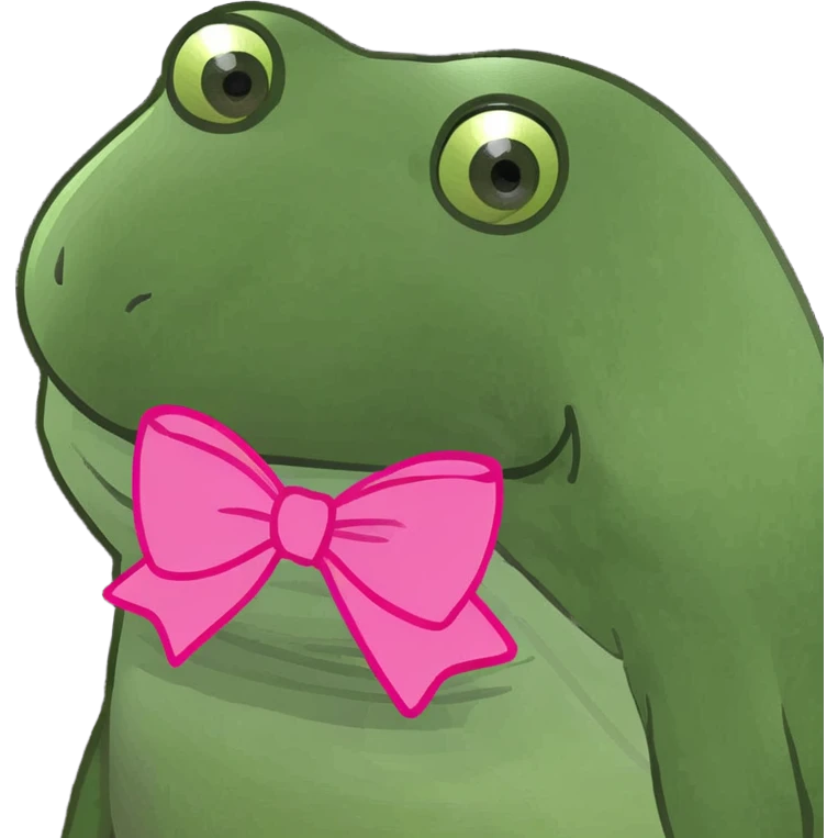 pink bow emoji