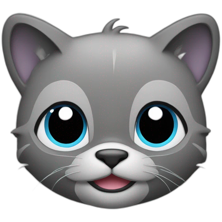 Un chat en mode stitch emoji