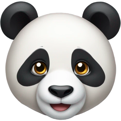 Oso panda corazón emoji