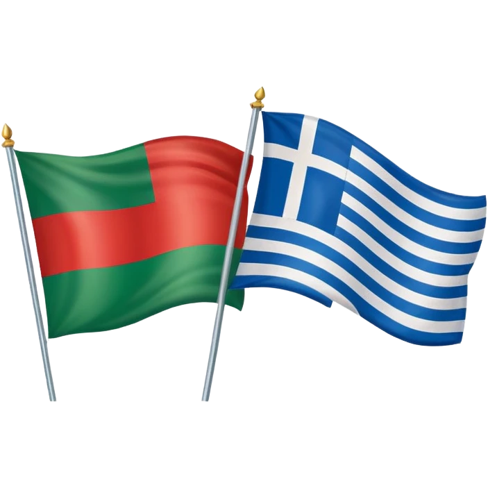 Italian and Greek flag emoji