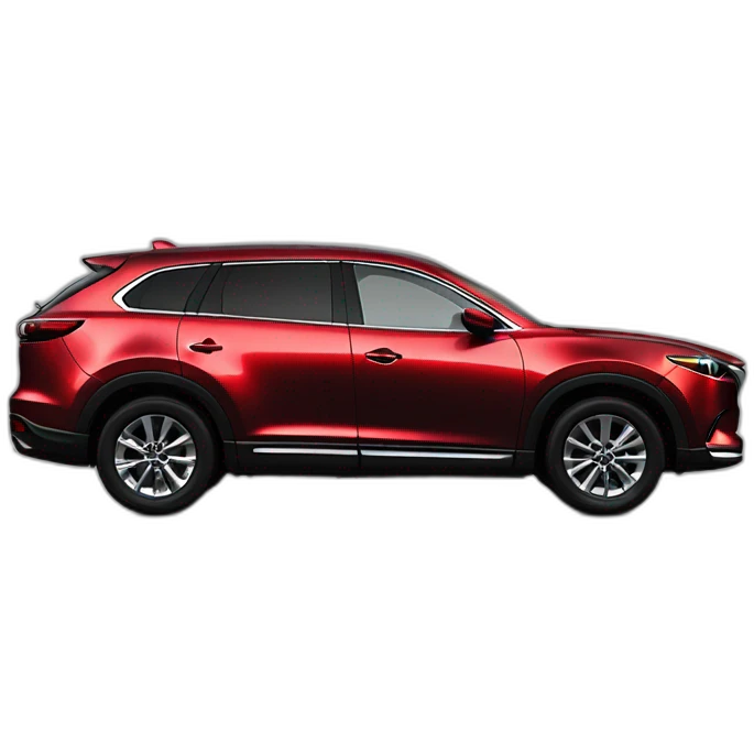 Mazda-CX9-2008-red emoji