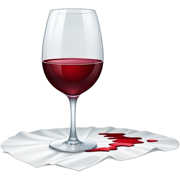 spilled wine glass emoji