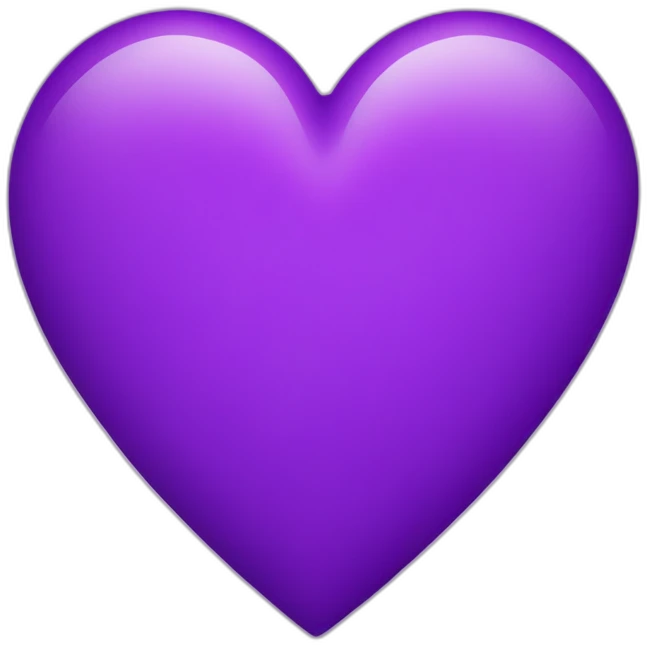 bright purple heart emoji