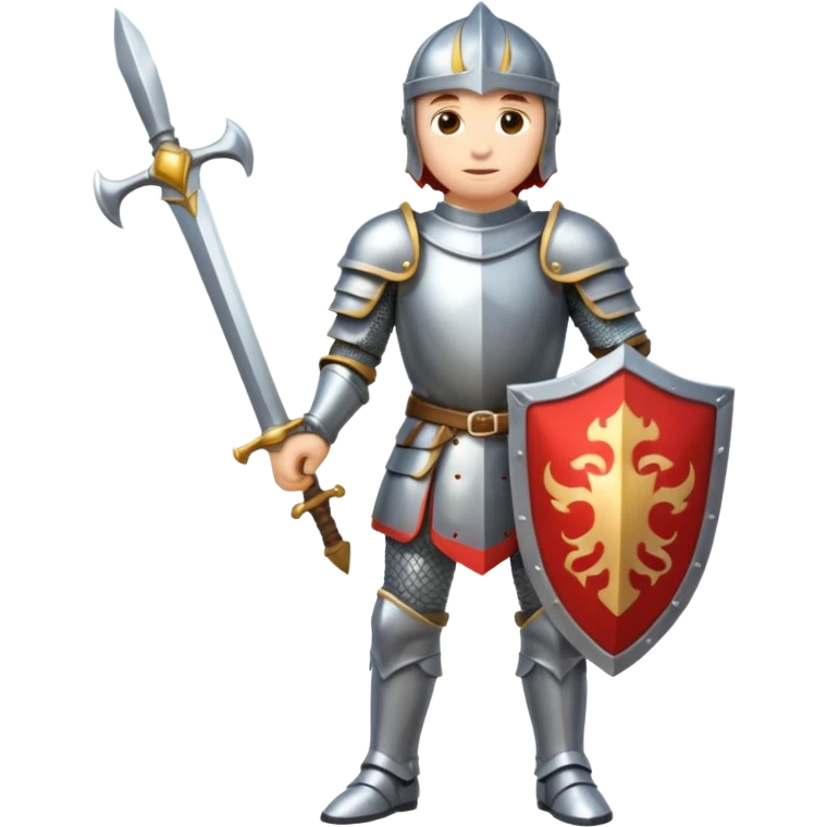brave knight full body emoji