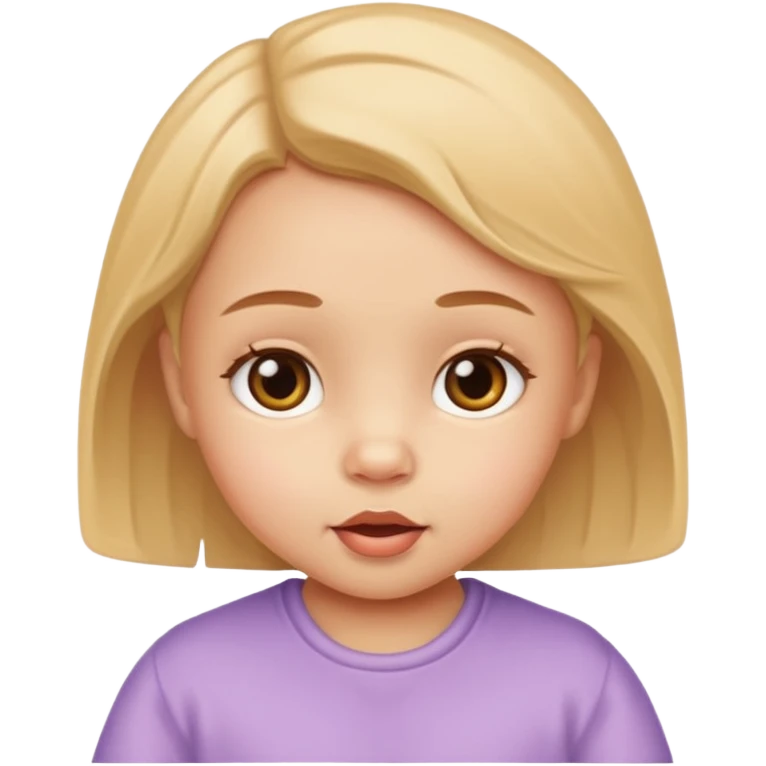 Pretty little baby  emoji