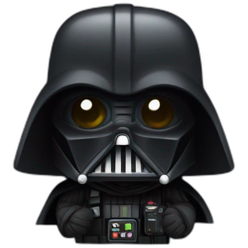 Dark vador au téléphone emoji