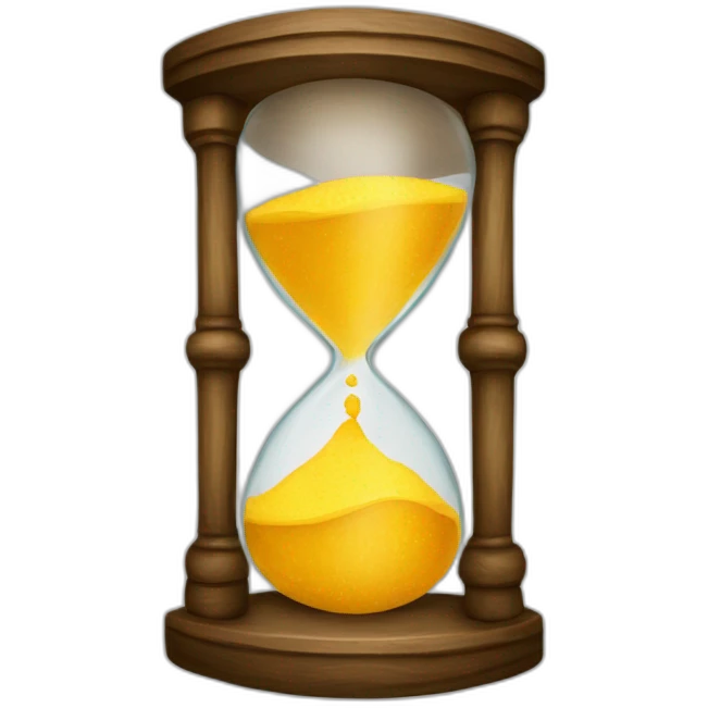 Hour glass emoji