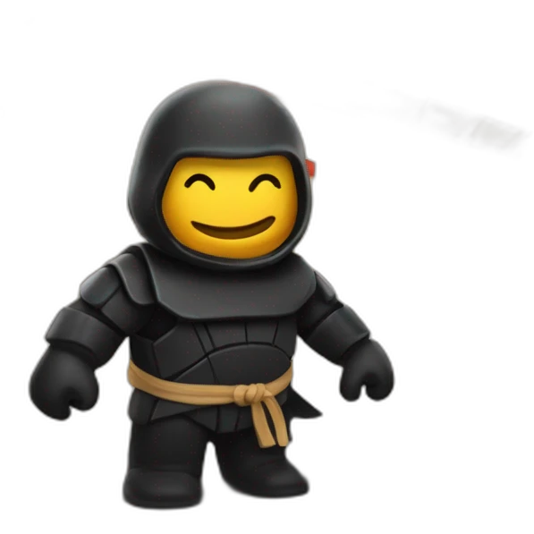 Tortu ninja entrain de manger McDonald's emoji