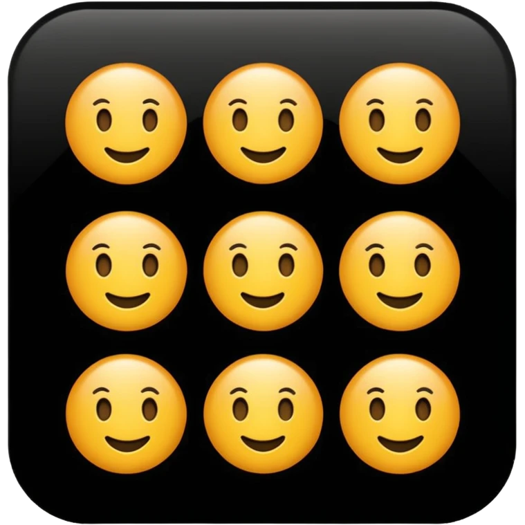 web black icon emoji
