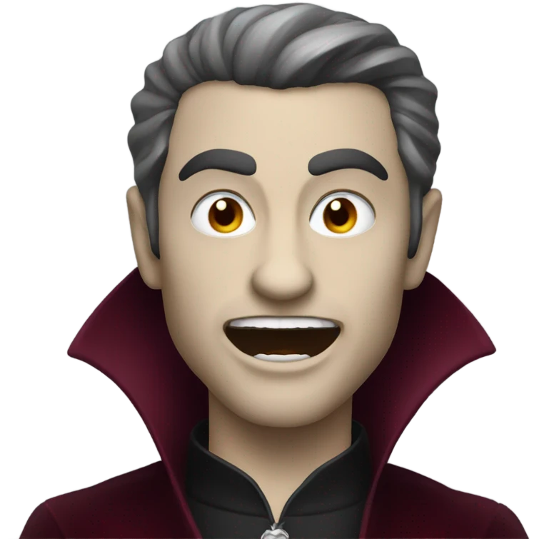Vampire  burgundy emoji