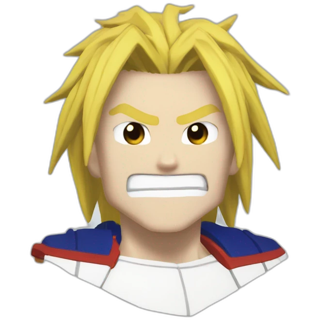 All might my hero academia motivated emoji
