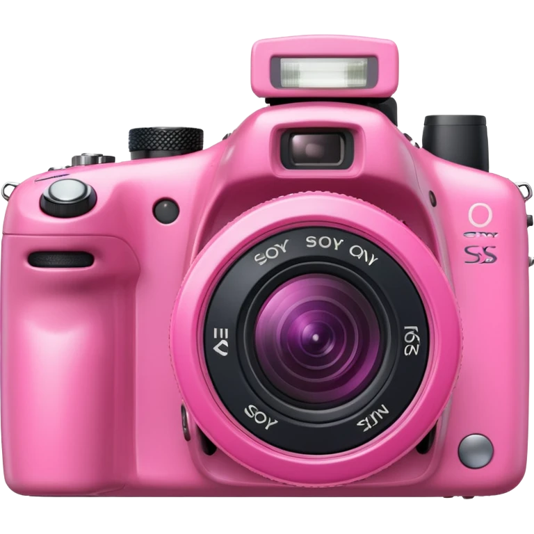 Sony pink camera emoji