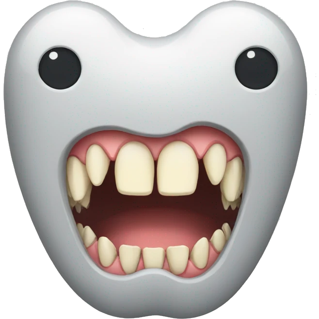 Animal teeth  emoji