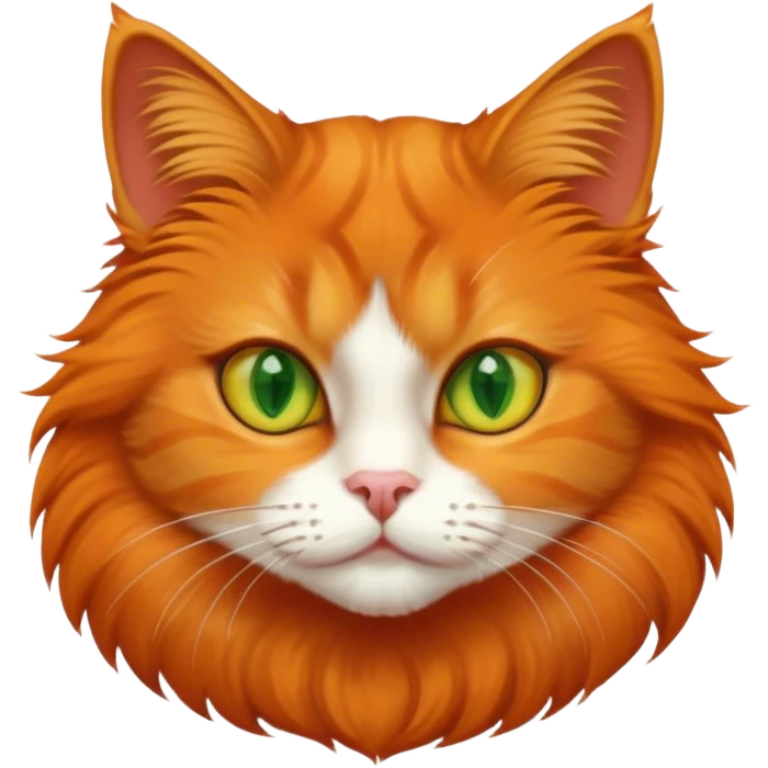 Lady ginger cat emoji