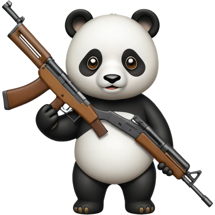PANDA WITH AK47 emoji