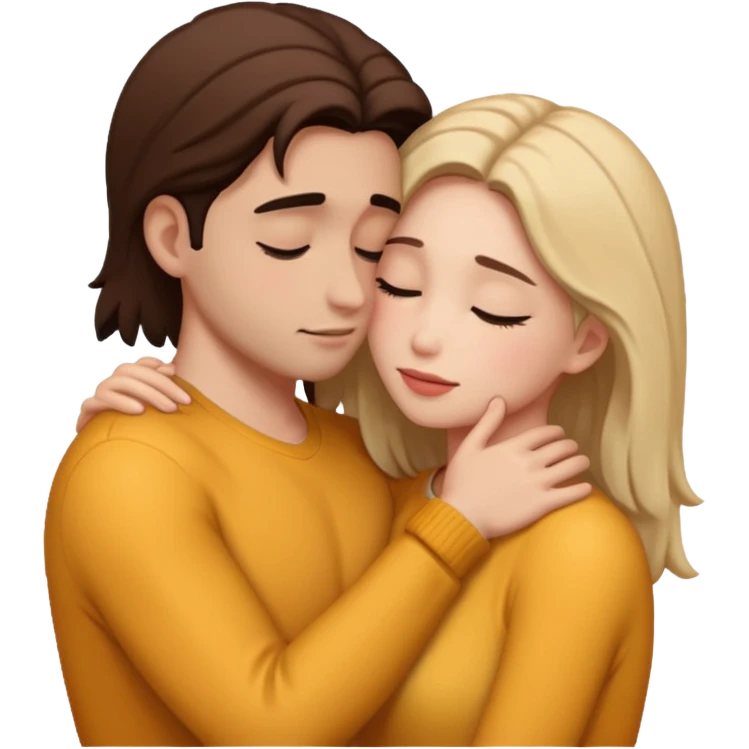intimate moment between lovers emoji