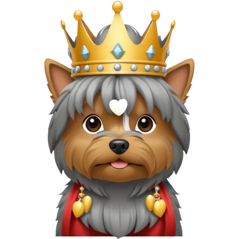 Yorkshire Terrier add crown emoji