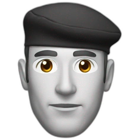 french man beret baguette emoji