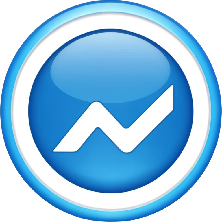 Create a instagram verified blue tick round shape emoji