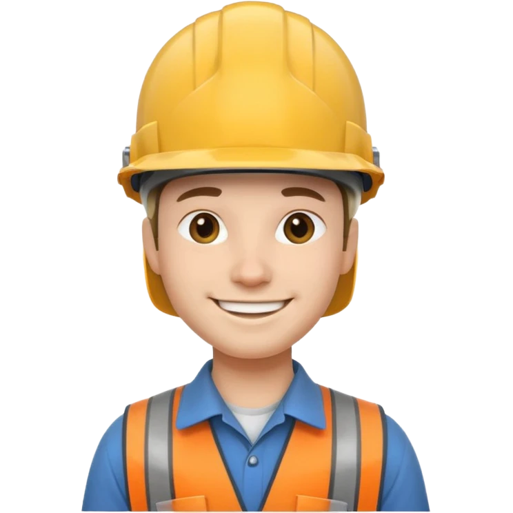 Ingeniero con casco emoji