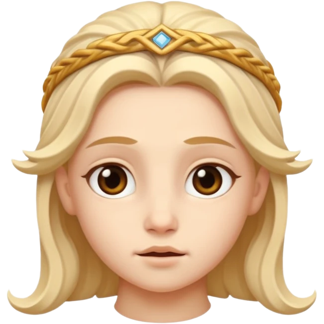 greek mithology character, cute and with emotion emoji