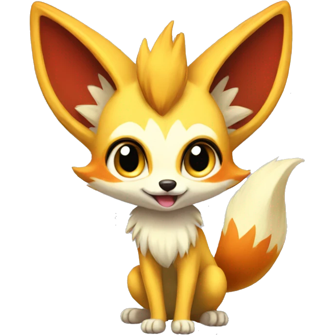  Fennekin Full body emoji