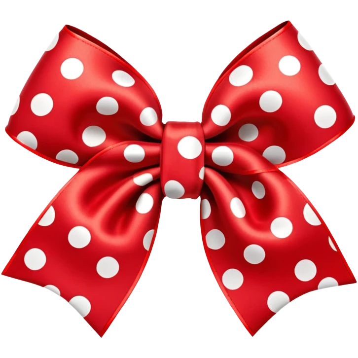 Minnie Mouse bow emoji
