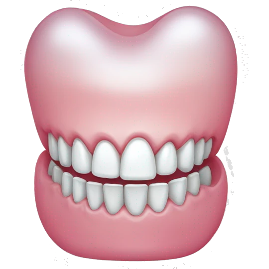one tooth with one brace over emoji