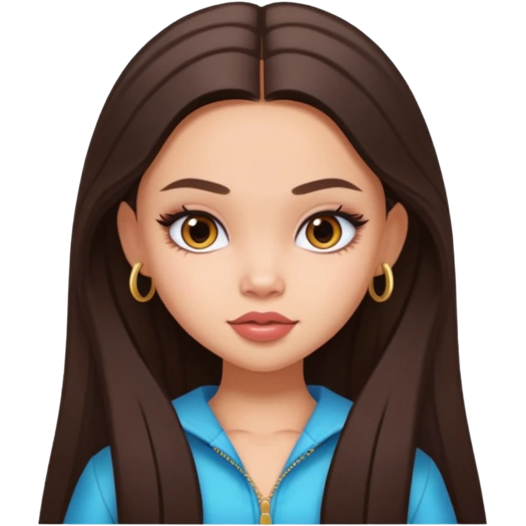 pretty bratz baddie, olivia rodrigo emoji
