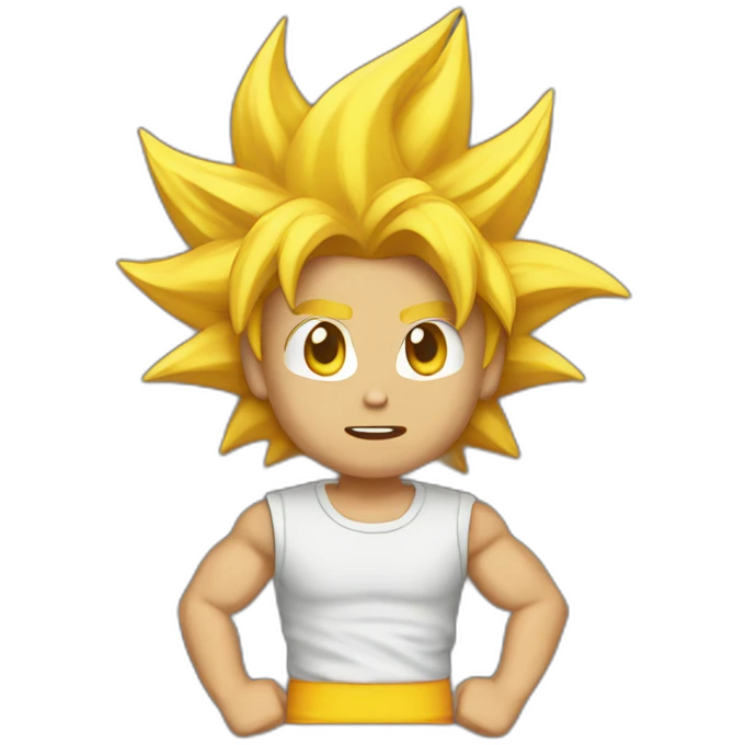 super sayain emoji