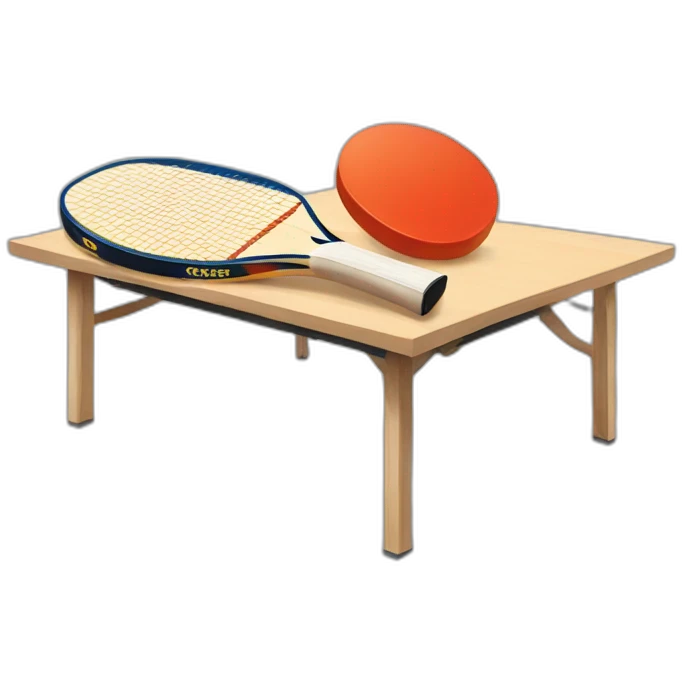 Table tennis emoji
