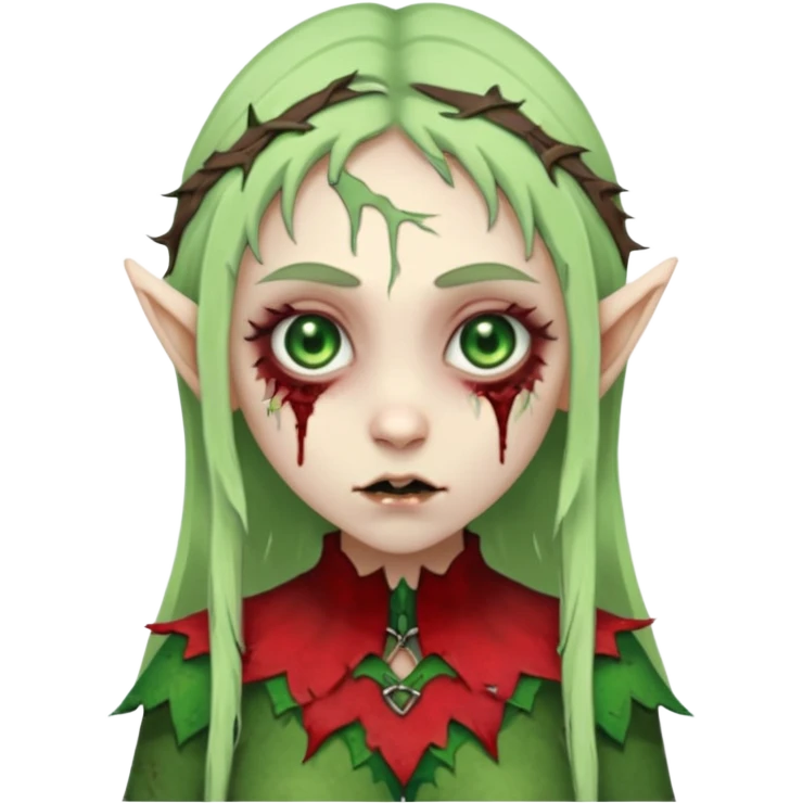 woman elf zombies emoji
