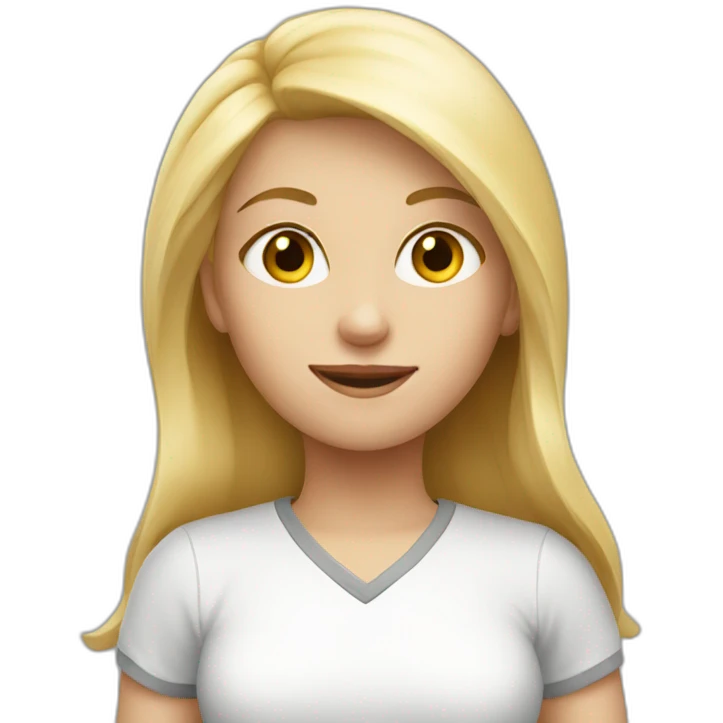 blond girl Delivery  emoji