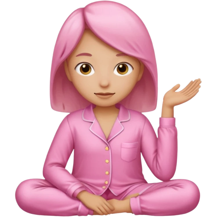 pink pijama emoji