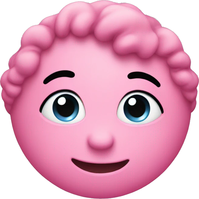 pink hearts with flirty face  emoji
