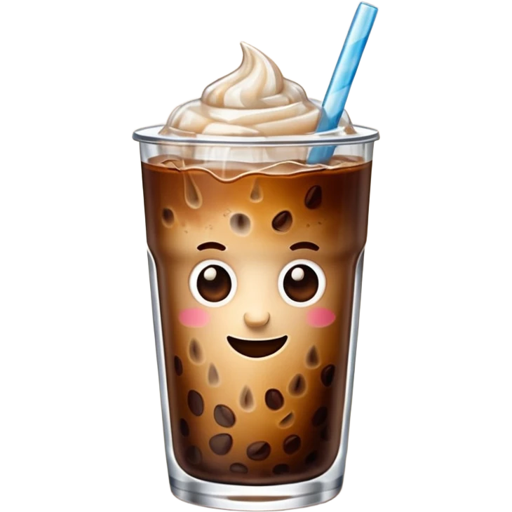 Iced coffee emoji