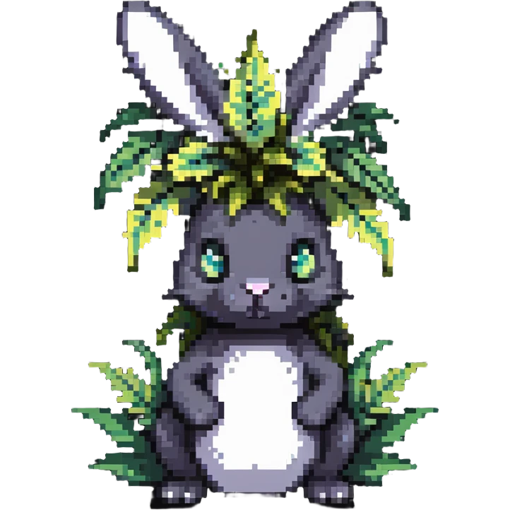 bunny plant dragon with spikes emoji