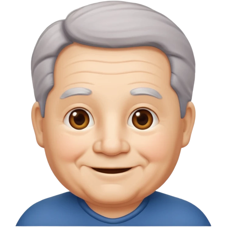 중세시대 솔로몬. 귀여운 이미지. 나이는 60대 이상. 주름살은 없고 조금 통통한 이미지 emoji