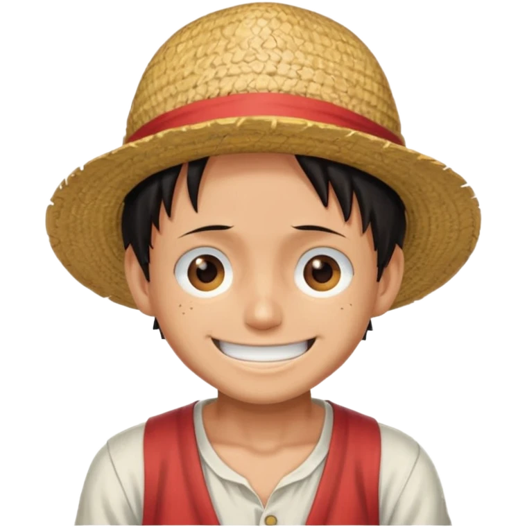 Emoji de luffy dans one piece emoji