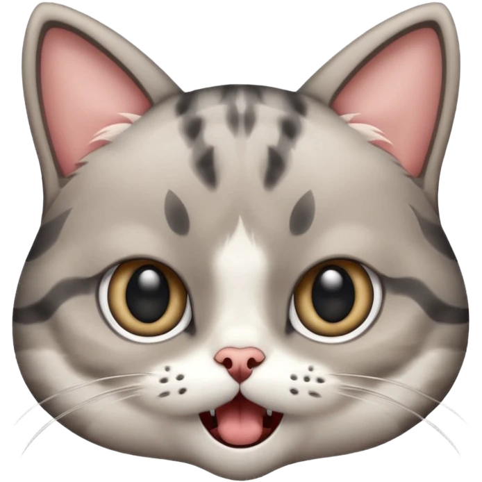 Un chat choqué emoji