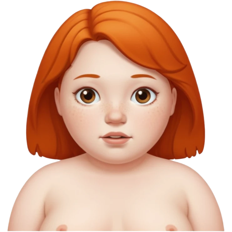 Naked fat girl emoji