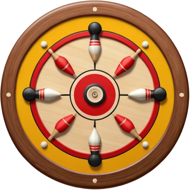 Please create carrom board game emoji in square format emoji