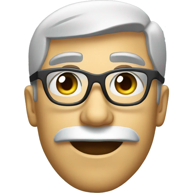 Diente con lentes emoji