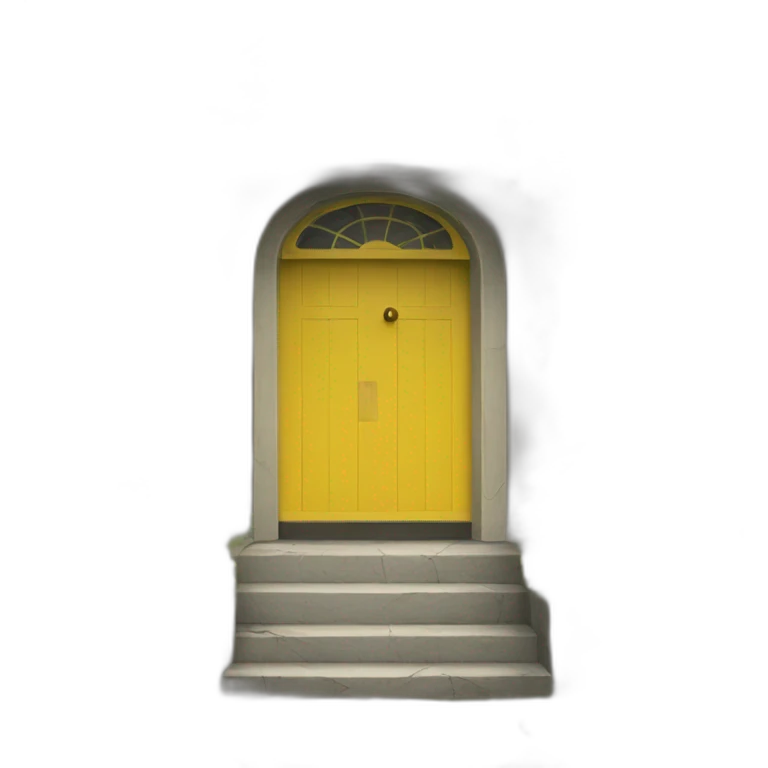 yellow door emoji