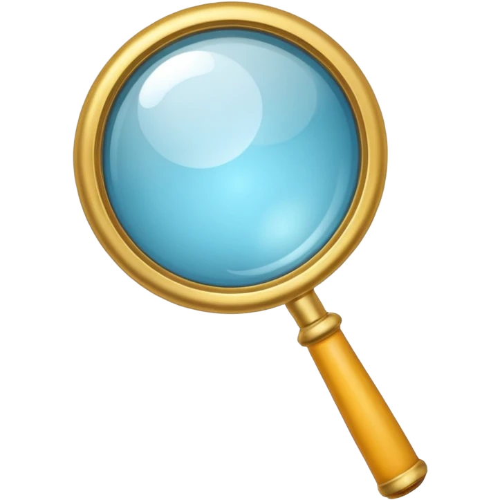 magnifying glass bright emoji