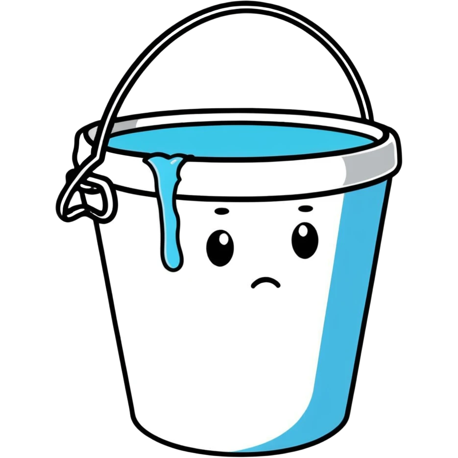 Bucket of tears emoji