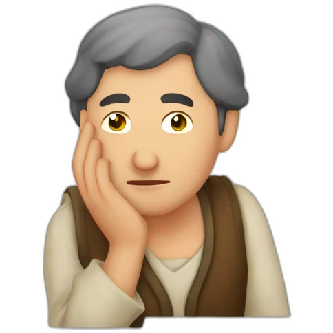 Romanian peasant villager facepalm emoji