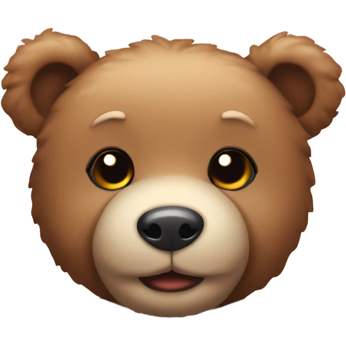 Adorable teddy bear for Christmas emoji