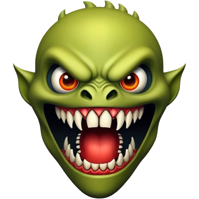 Scary emoji